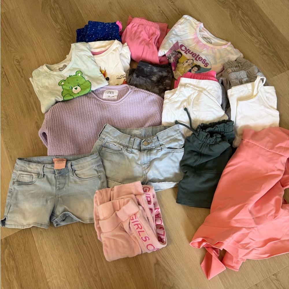 Zara Kids Assorted Shirts & Tops - Pink, Purple, White, Green
